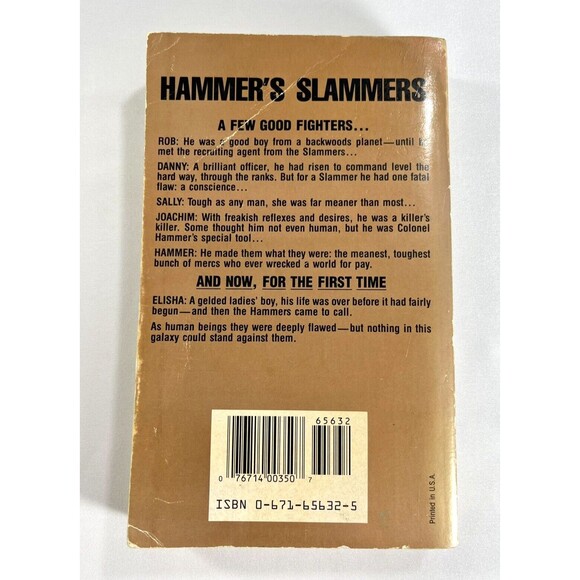 Hammers Slammers  Paperback By David Drake Vintage 1987 First Printing Paperback - Picture 2 of 9